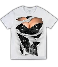 Мегабюст кожа (3d футболка)